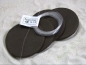 4x Pflanzplatten schwarz ca. 6cm mit Befestigung